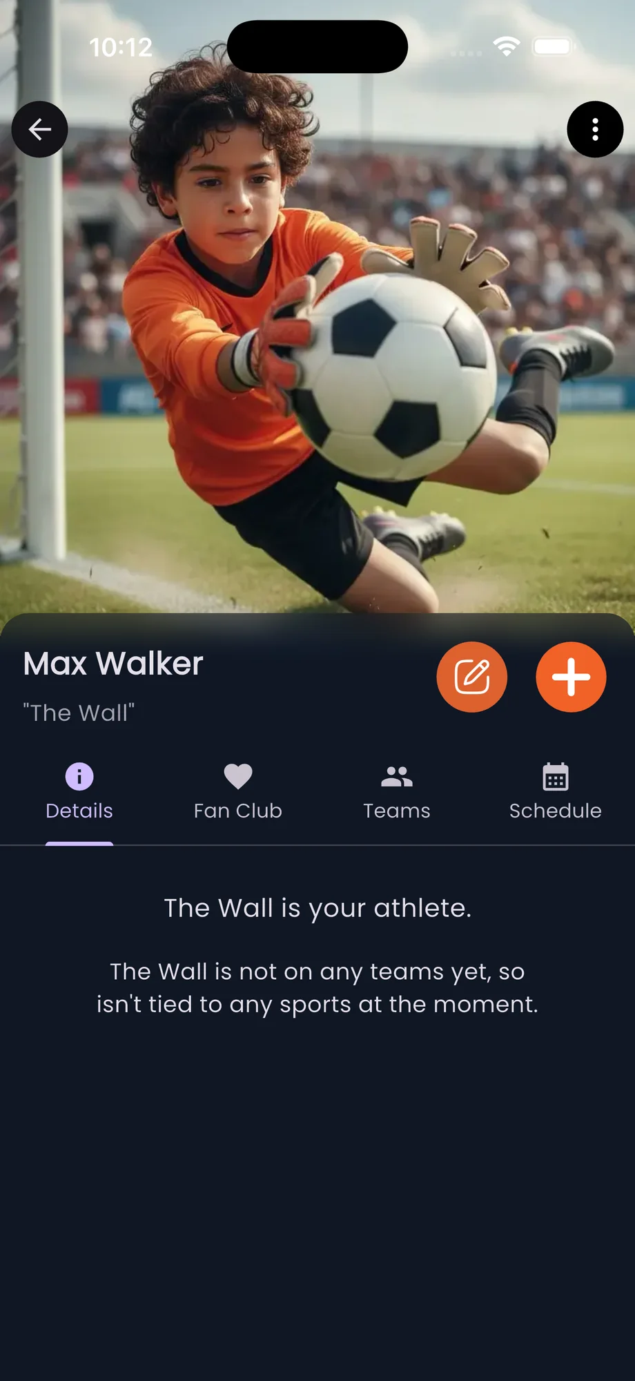 Create Your Athlete - Step 3