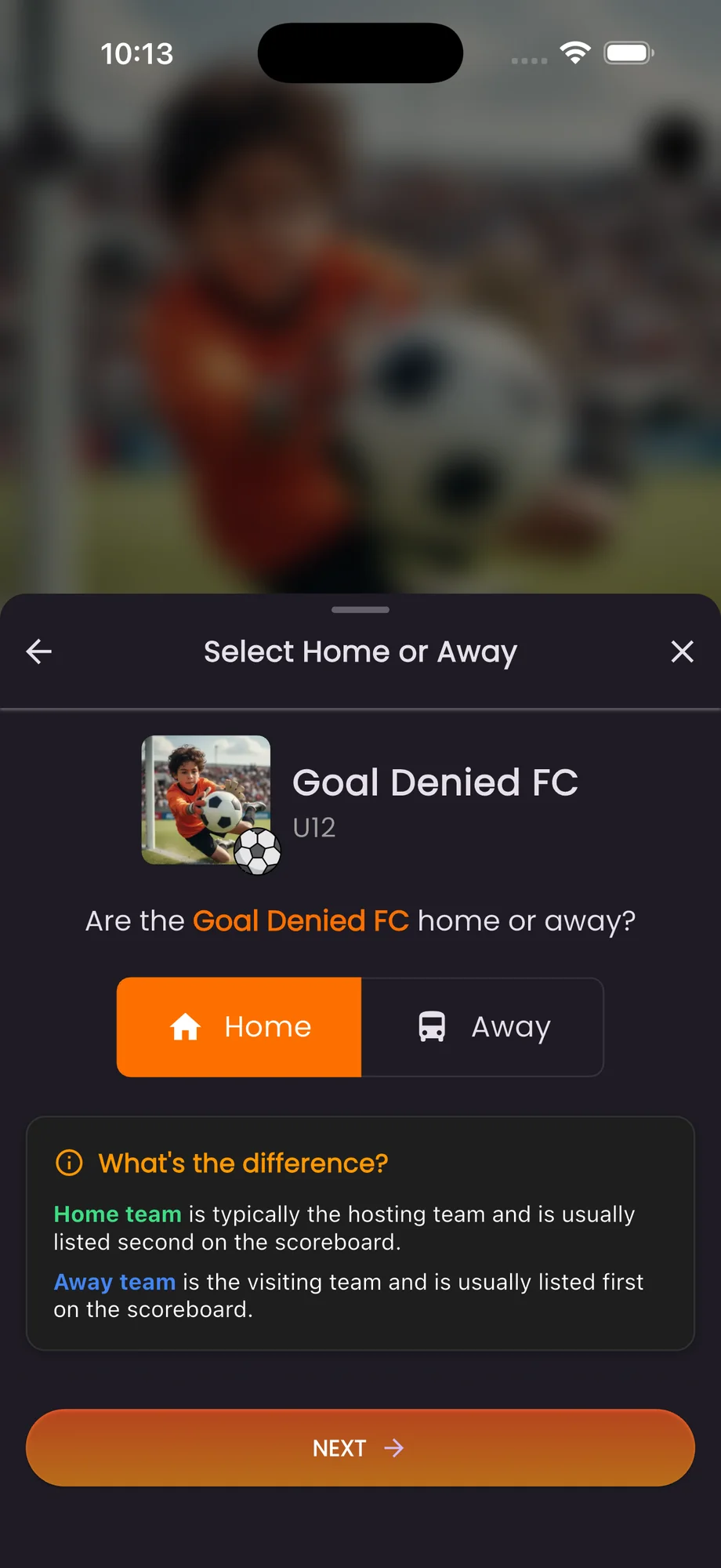Home or away