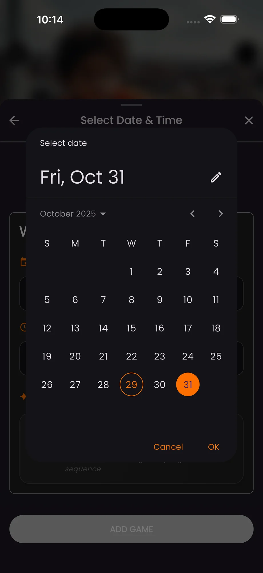 Date changed