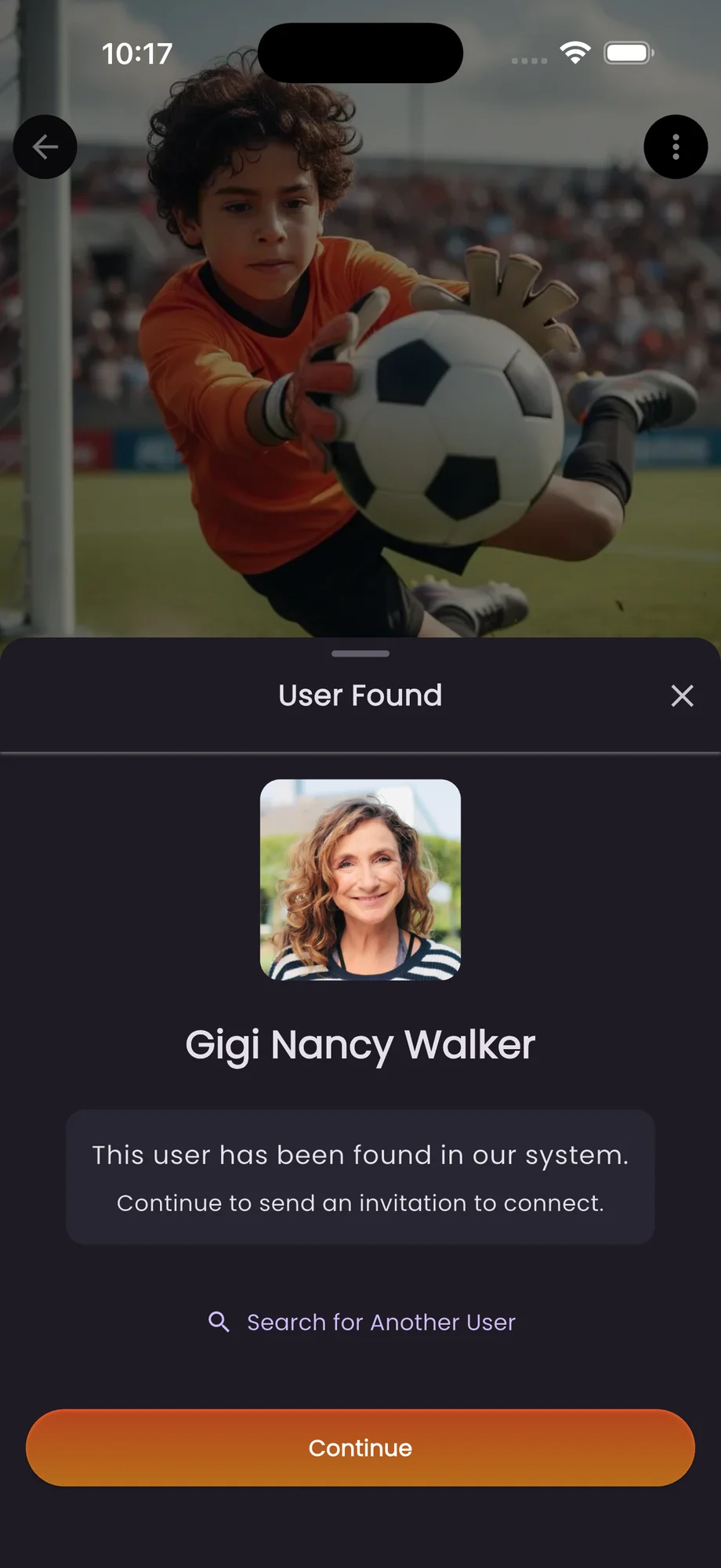 User found