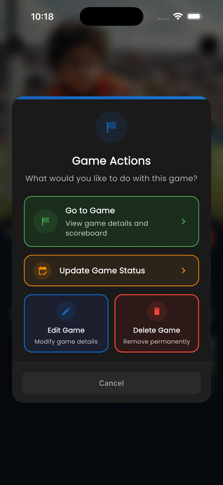 Game actions