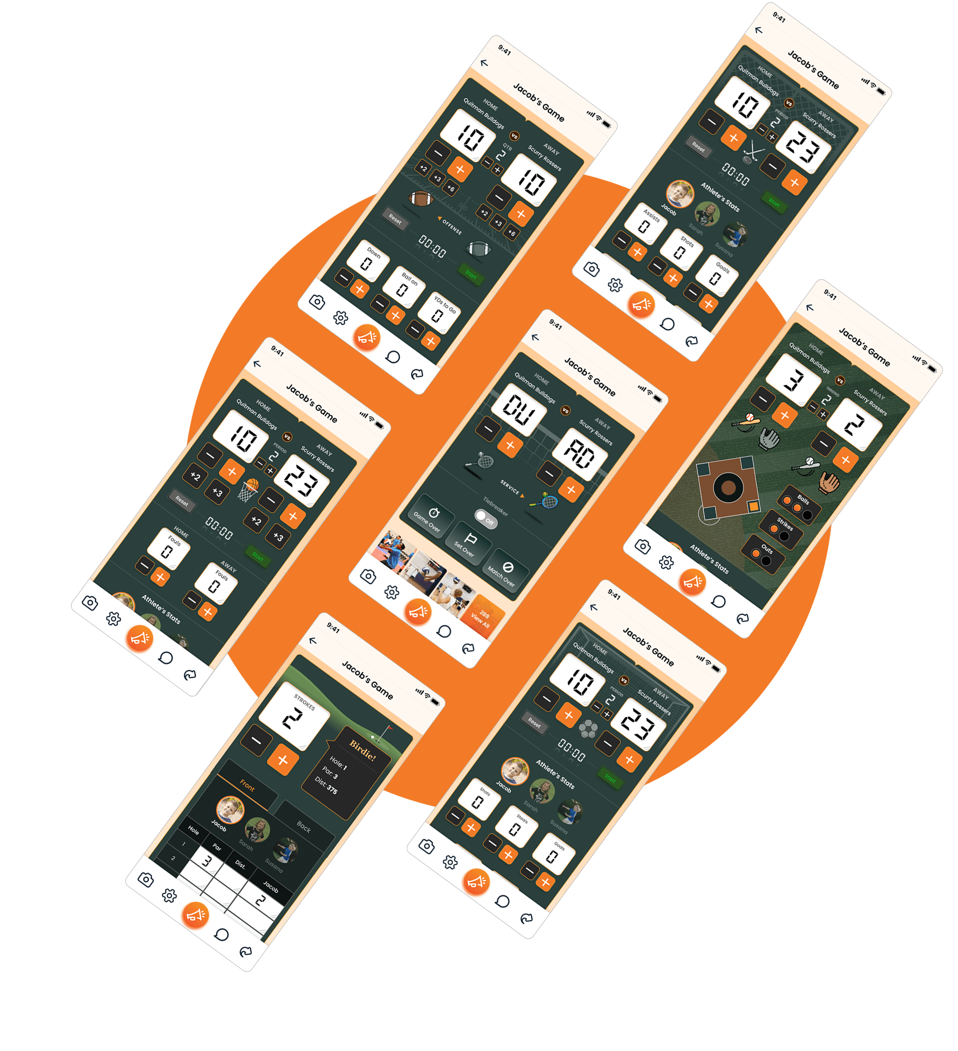 Sports Screens Diagonal